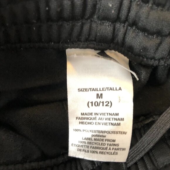 Adidas Youth Jogger Boys Medium (10/12) Black Embroidered Pull On - Picture 7 of 13